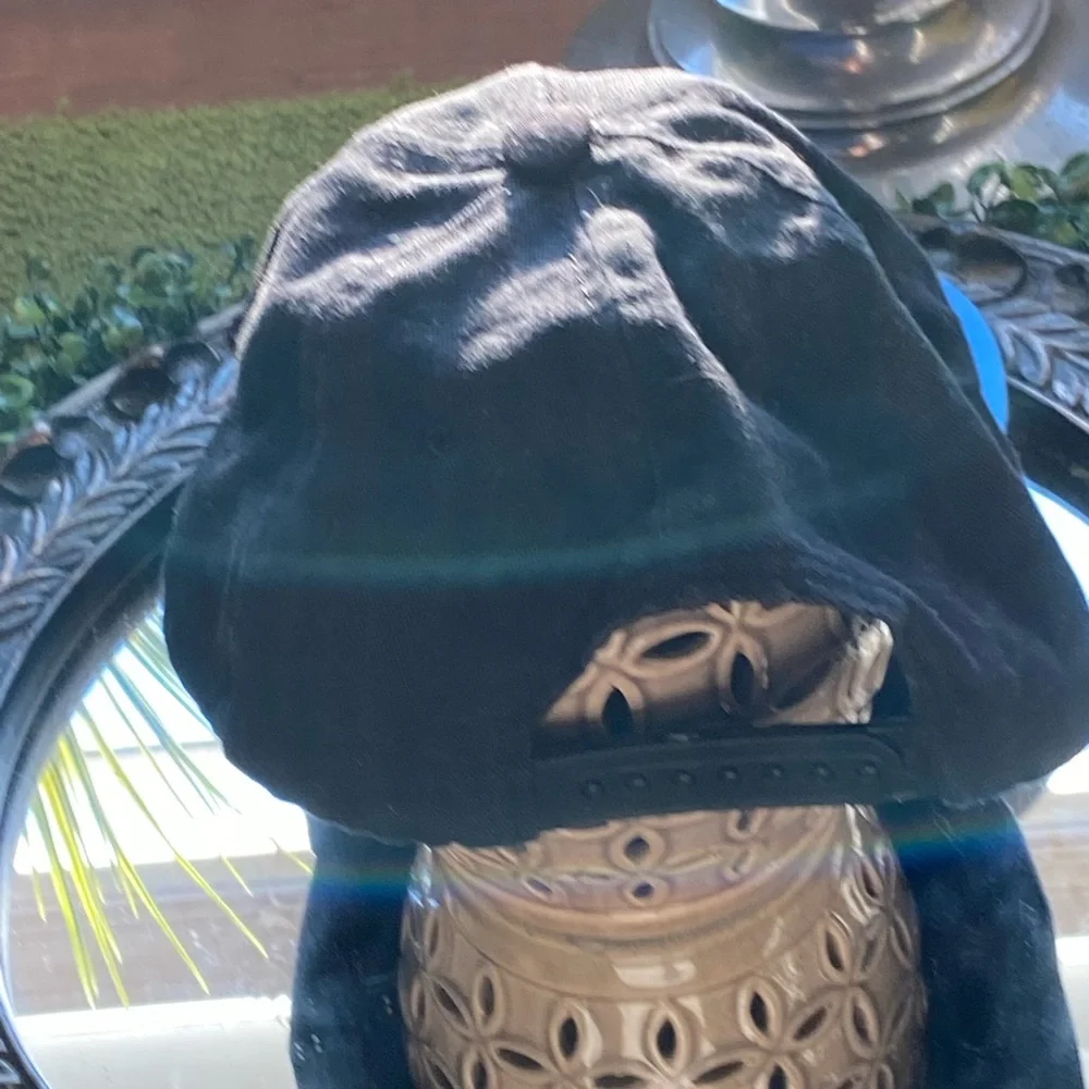Black & Blue Graffiti Patch Snapback Hat
